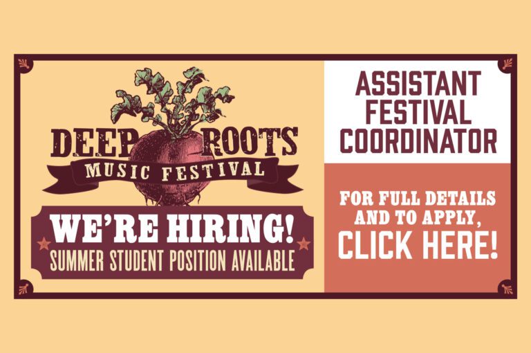 Banner for summer job