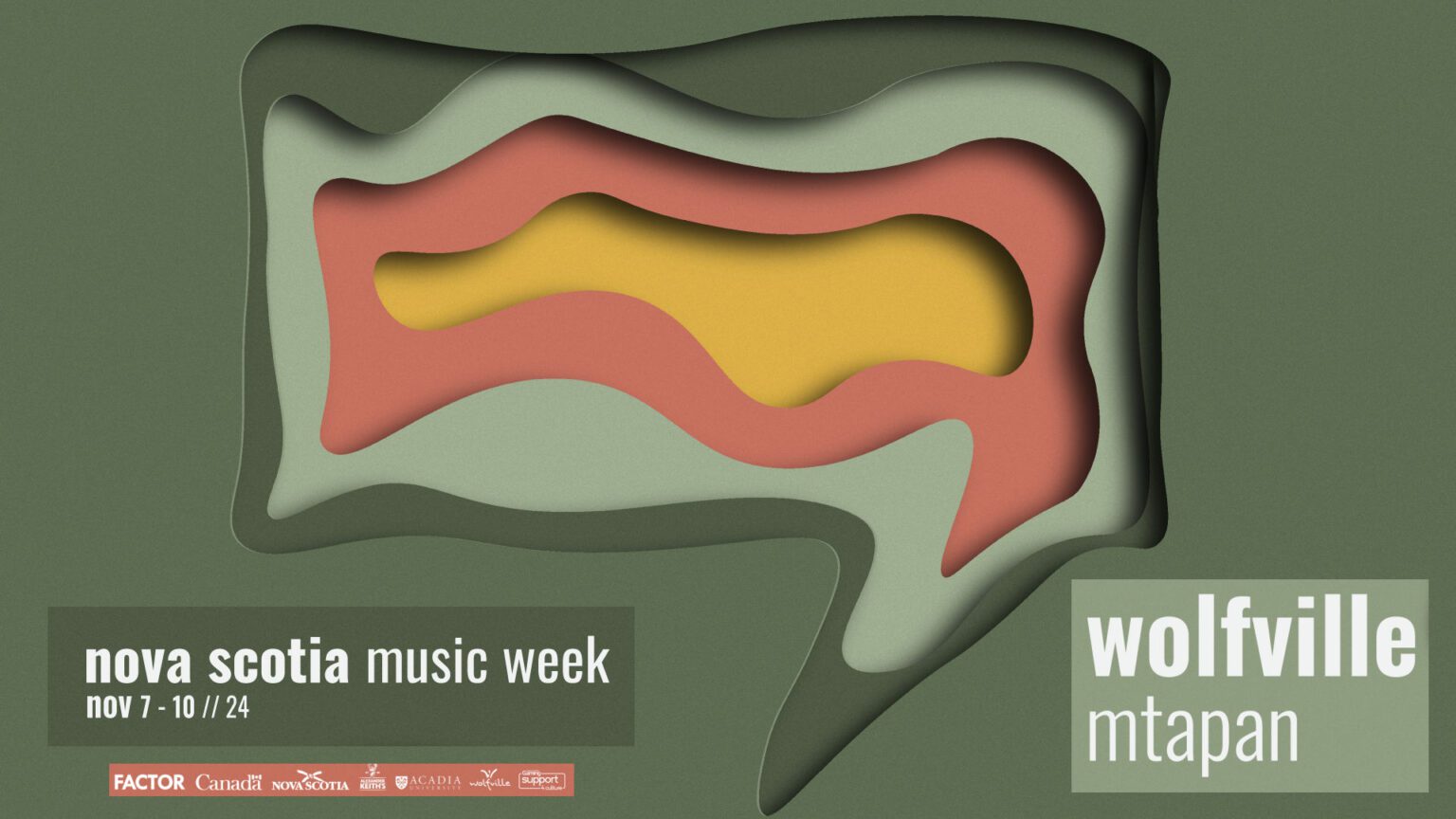 Nova Scotia Music Week banner 2024