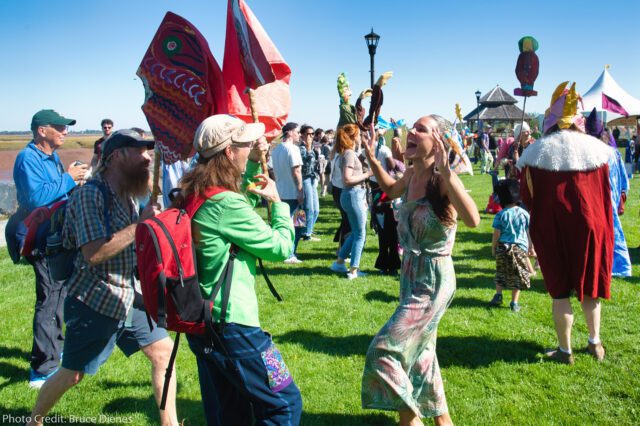 Dancing at the Waterfront Park